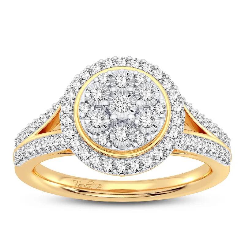 10K 0.25CT DIAMOND RING