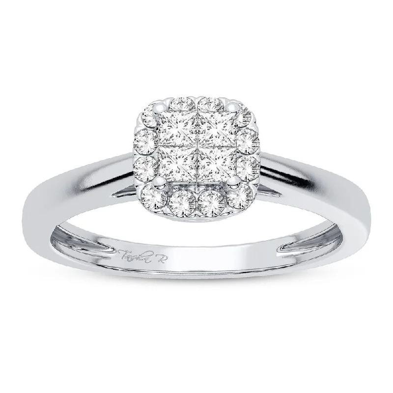 10K 0.25CT Diamond Ring