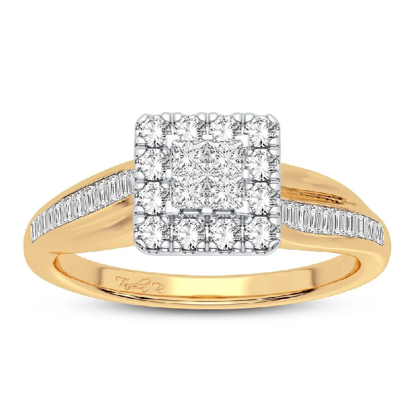 10K 0.50CT DIAMOND RING