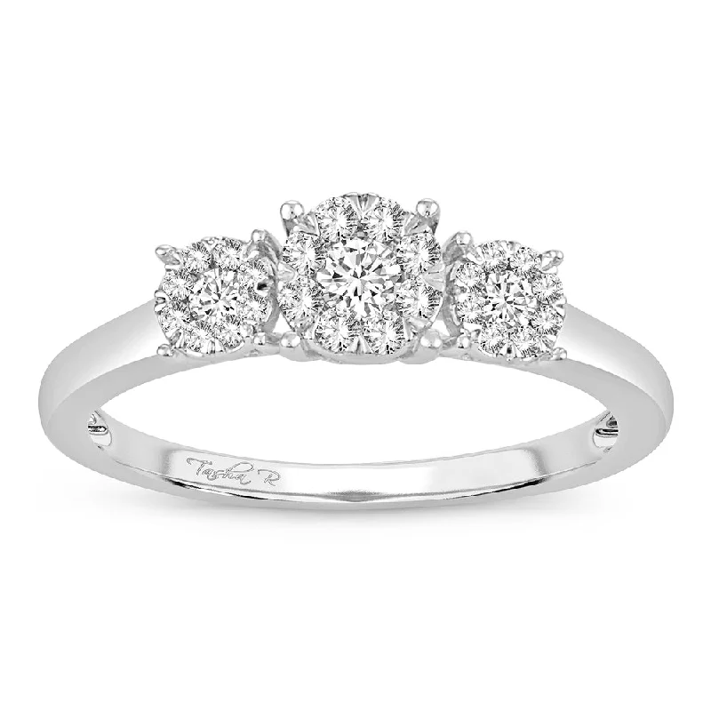 14K 0.33CT PR/CT Diamond RING.