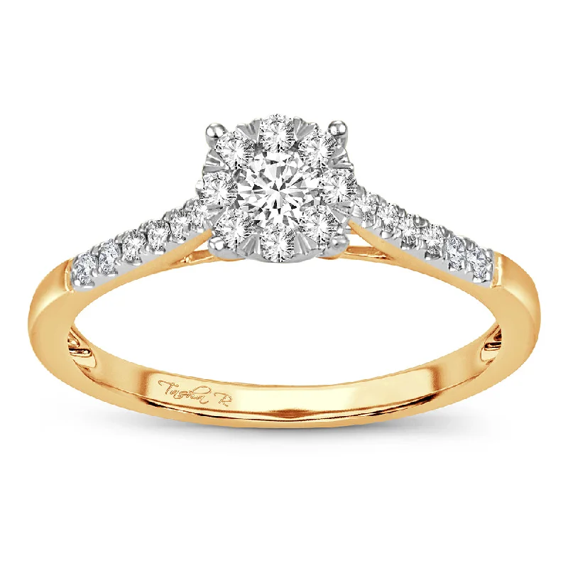 14K 0.35CT Diamond ring