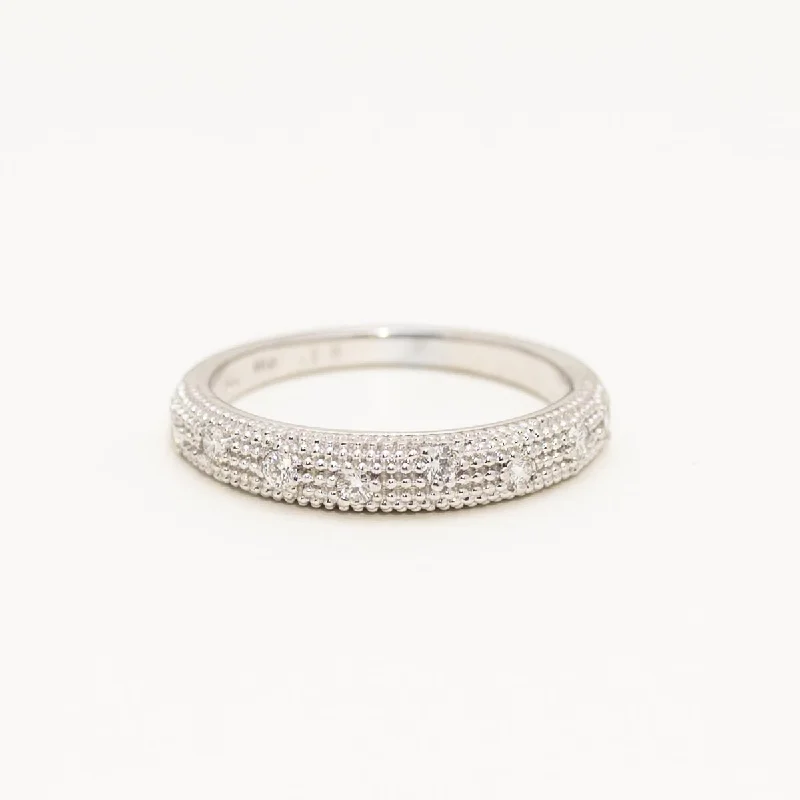 Diamond Fashion Band in 14kt White Gold (1/7ct tw)