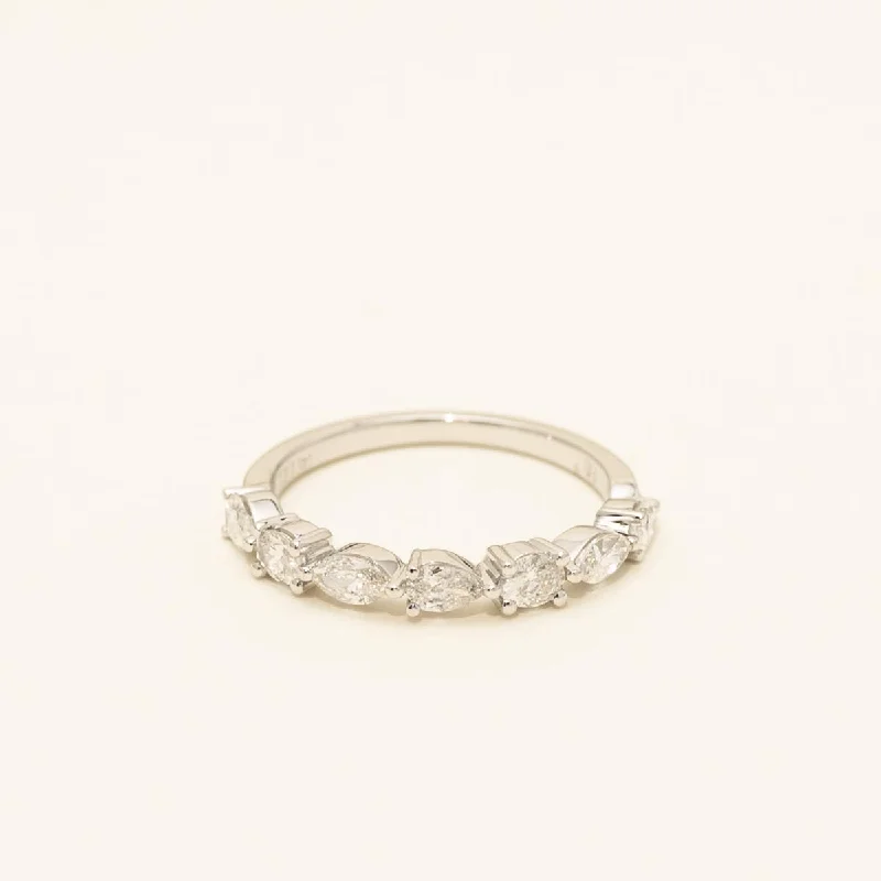 Diamond Multi Shaped Band in 14kt White Gold (7/8ct tw)