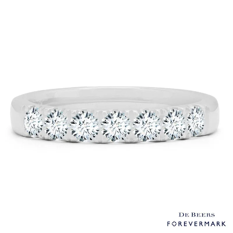 Forevermark Diamond Wedding Band in 18kt White Gold (3/4ct tw)