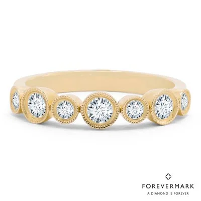 Forevermark Tribute Collection Diamond Bezel Ring in 18kt Yellow Gold (3/8ct tw)