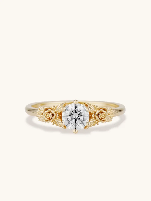 Gold Rose Ring, 0.50 ct.