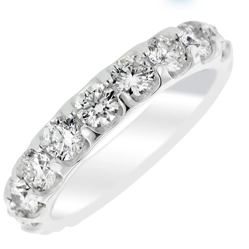 Memoire Odessa Eternity Diamond Wedding Band in Platinum (3ct tw)