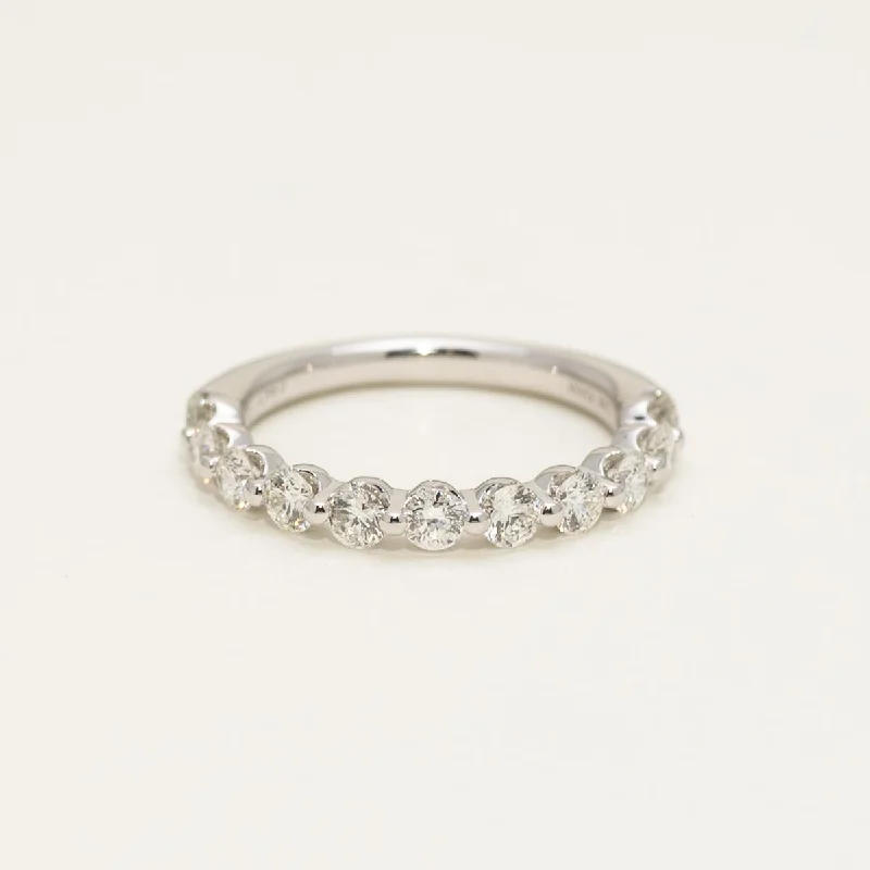 Northern Star Diamond Single Prong Band in 14kt White Gold (1ct tw)