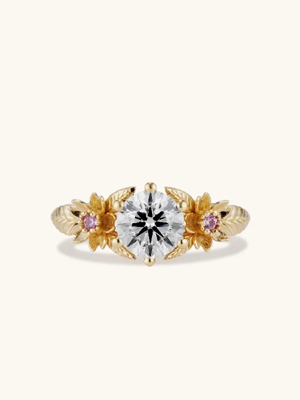 Sakura Ring, 1 ct. White Diamond