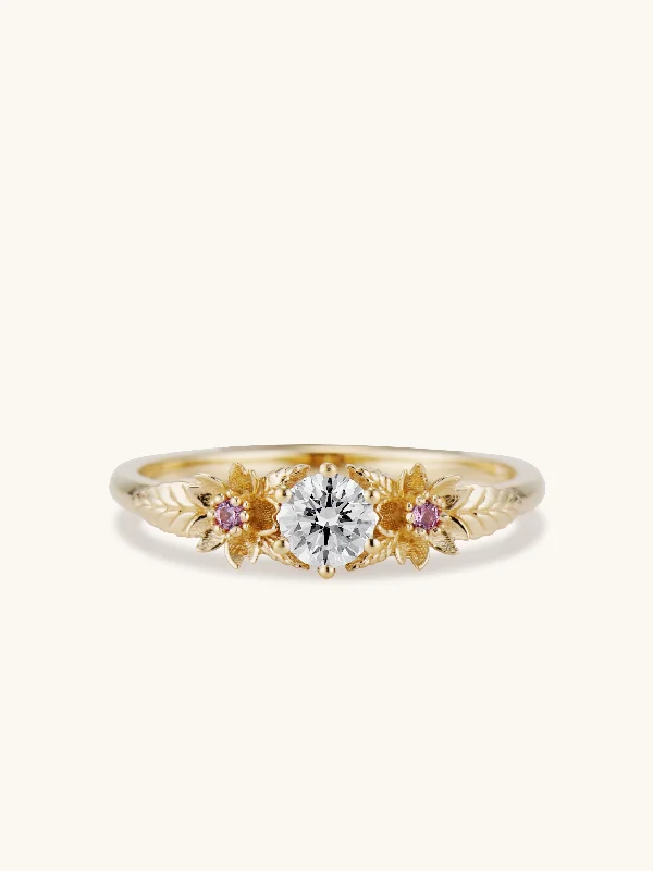 Sakura Ring, 0.25 ct. White Diamond