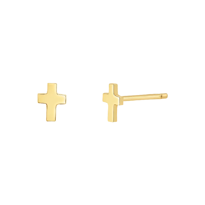 Mini Cross Stud Earrings