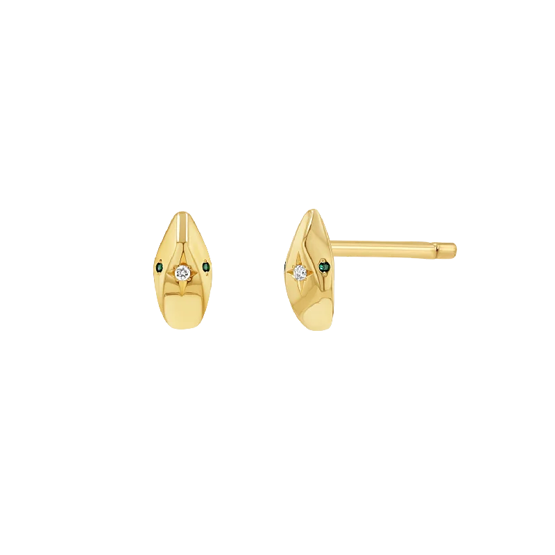 Serpentine Stud Earrings