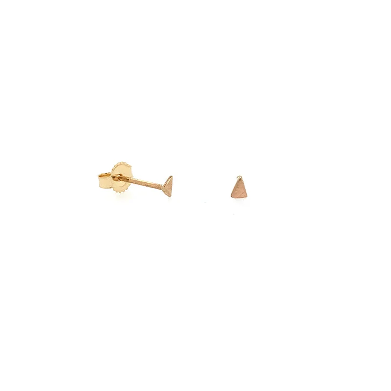 18k Itty Bitty Triangle Studs