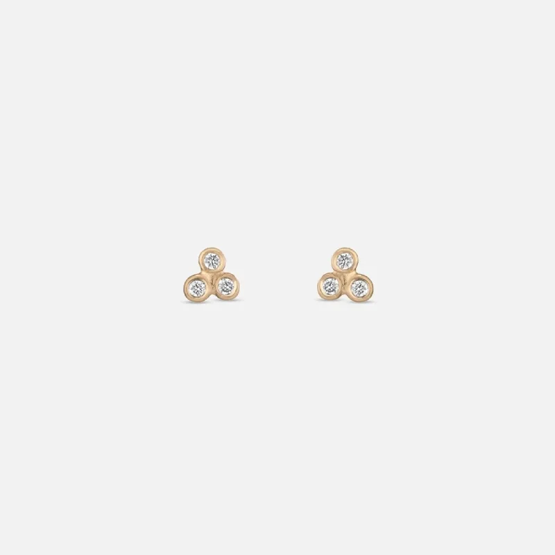 3 Granule Diamond Studs