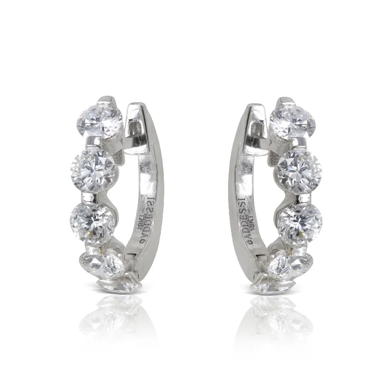 Addessi Diamond Huggie Earrings