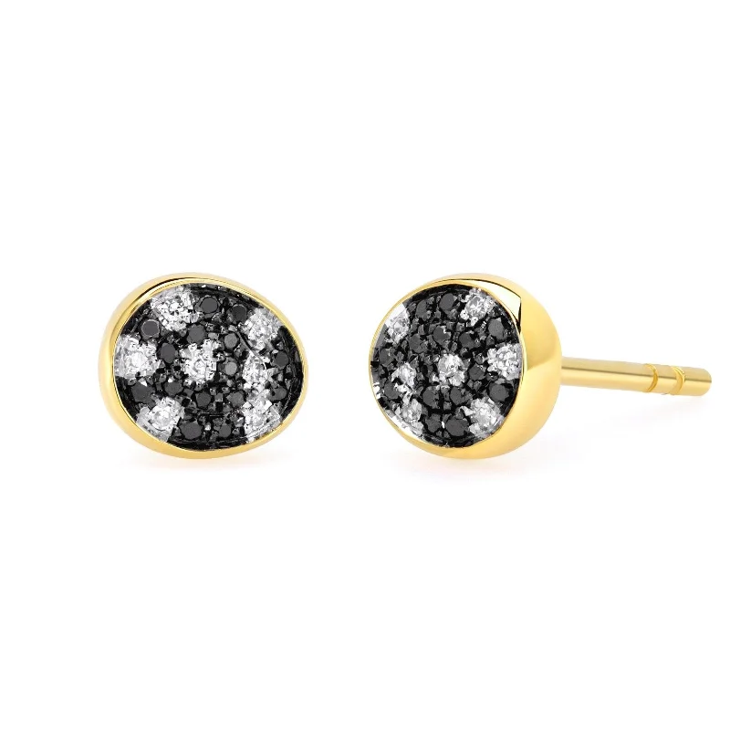 Lux Black Diamond Studs