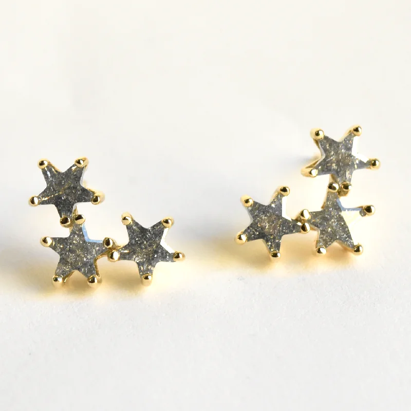 Asteria Labradorite Star Studs