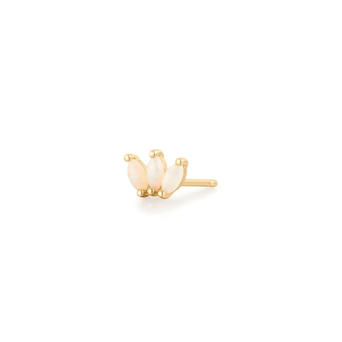 BLOOM | Triple Opal Stud Earring