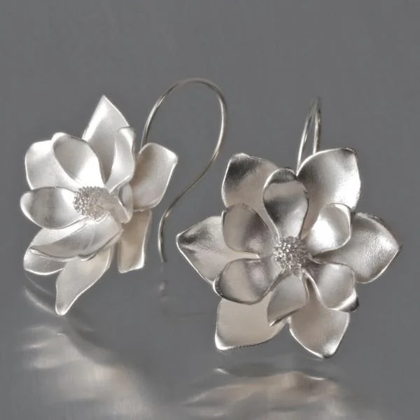 Magnolia Wire Drop Earrings