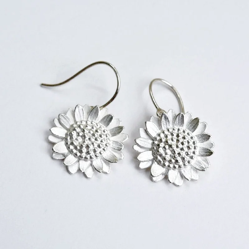 Sunflower Drop Earrings