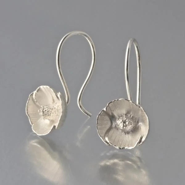 Poppy Wire Drop Earrings