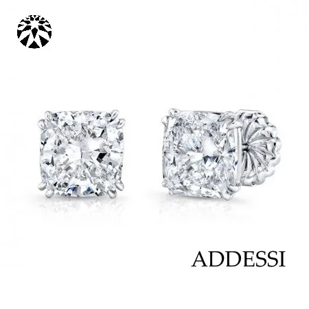 Cushion Cut Diamond Earrings