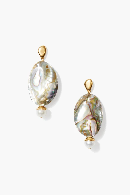 Damaris Drop Earrings Abalone