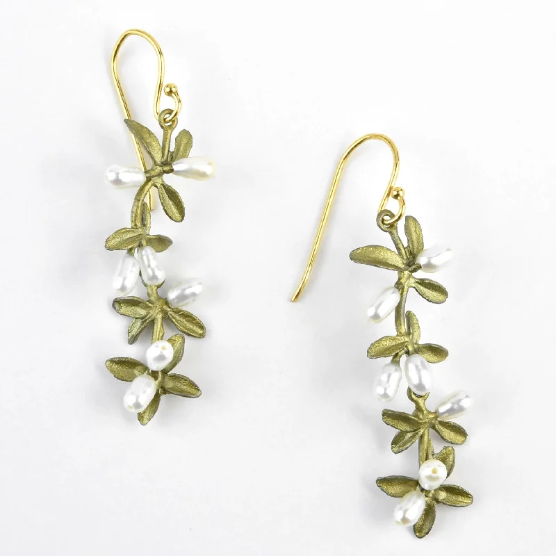 Flowering Thyme Drop Earrings