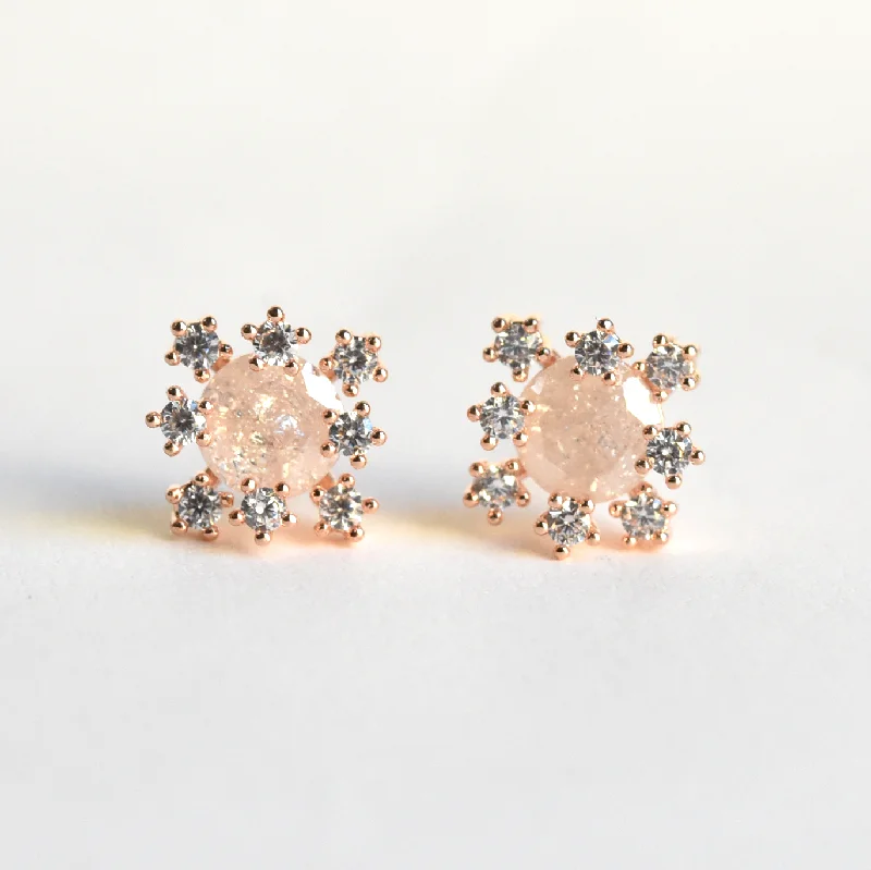 Gabrielle Pink Studs