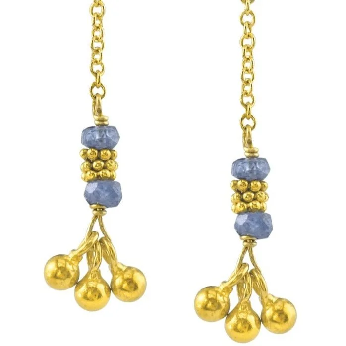 Grace Sapphire Drop Earrings