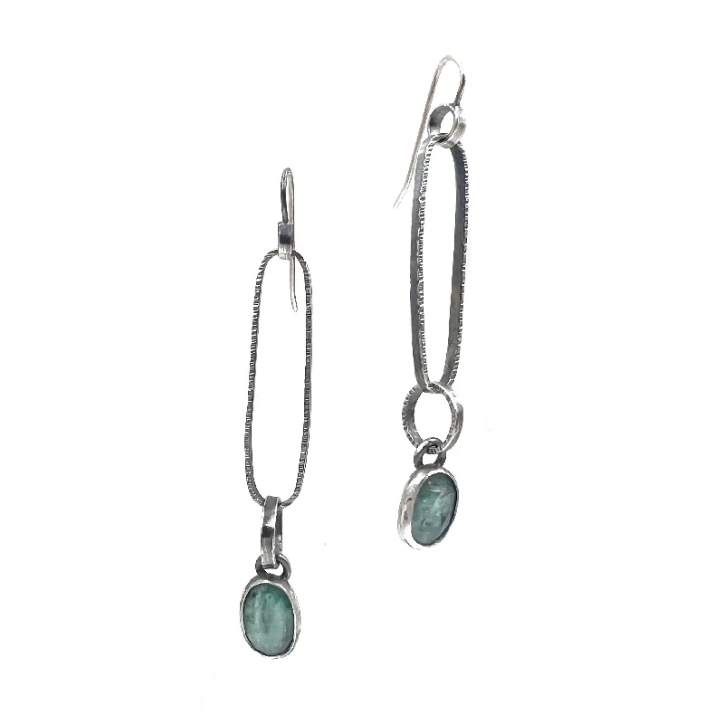 Kyanite Link Earrings