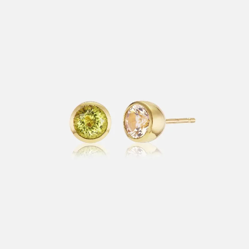 Mixmatched Tourmaline Studs