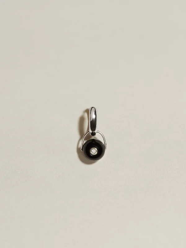 The Gem Drop Earring (Onyx)