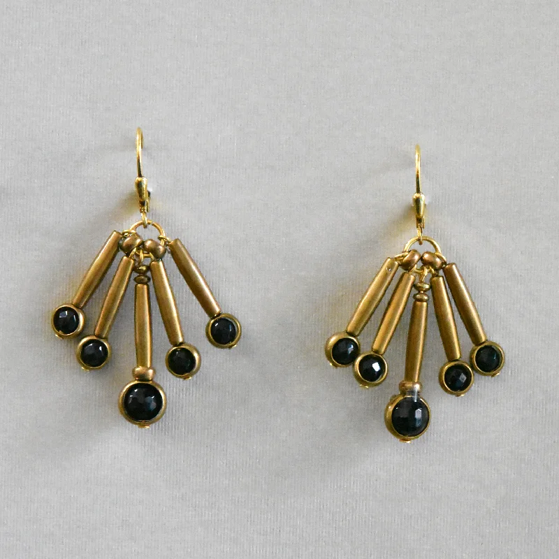 Windchime Drops in Black