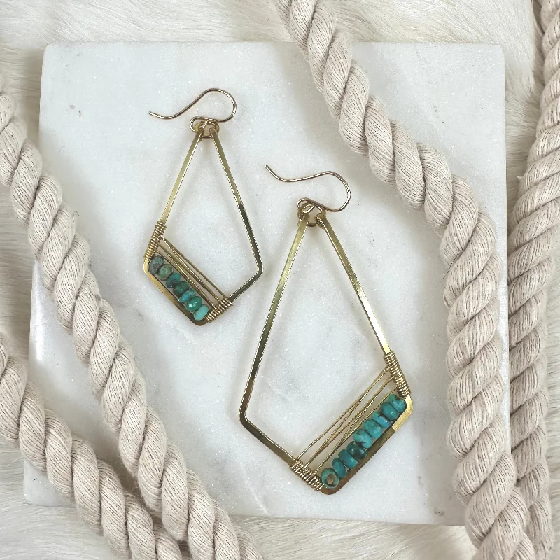 Wrapped Dagger Earrings