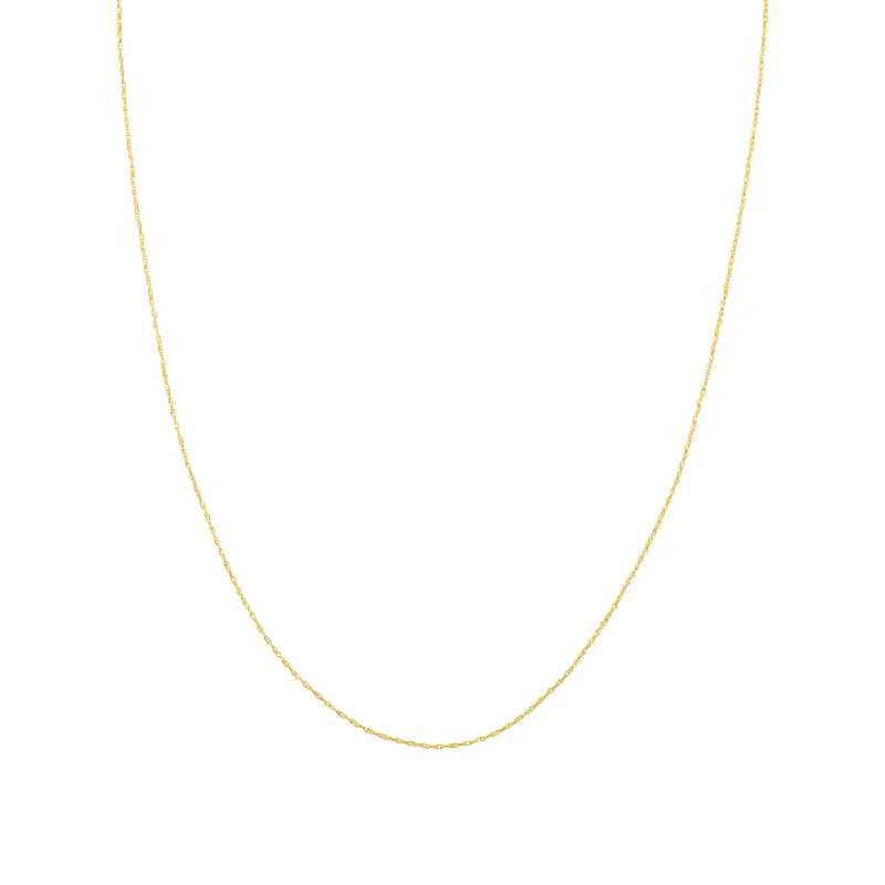 14k Yellow Gold Rope Necklace