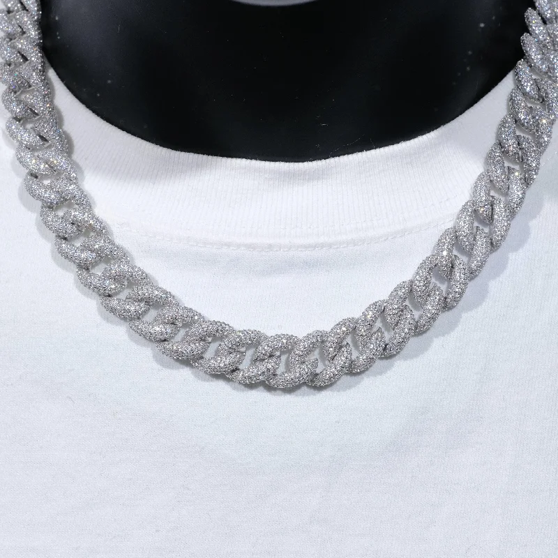 15mm 5-Row Iced Cuban Chain