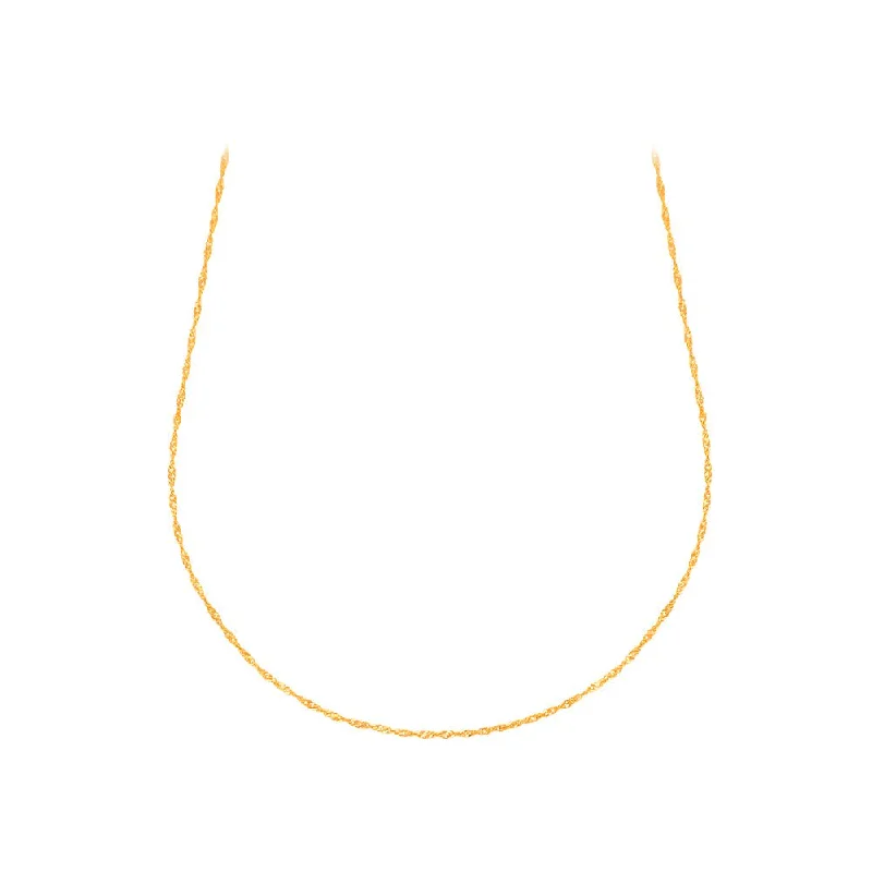 916 Gold Twisted Chain