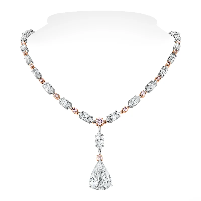 Beauvince Ariana Diamond Necklace (17.76 ct Diamonds) in Gold