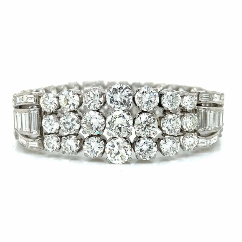 Art Deco Platinum Diamond Bracelet