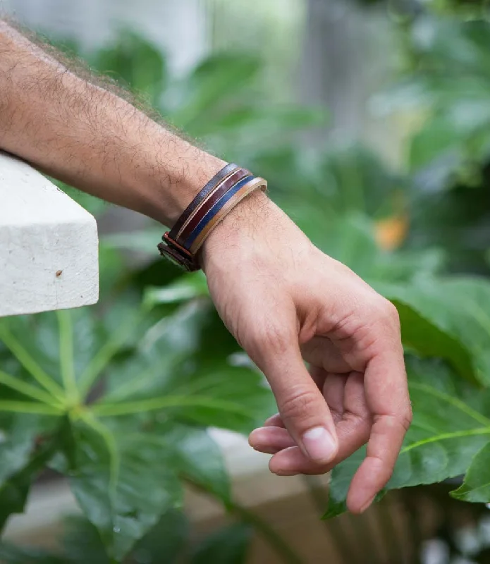 Bhumi Bands Leather Bracelet