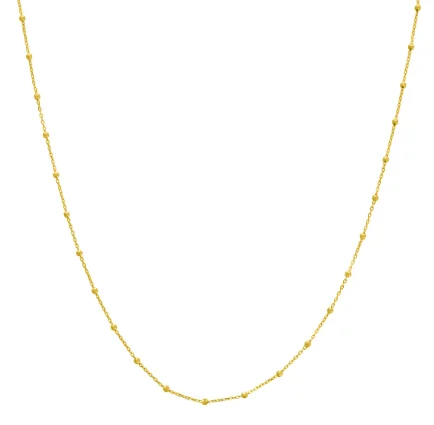 Bremer Jewelry 14K Yellow Gold Bead Necklace