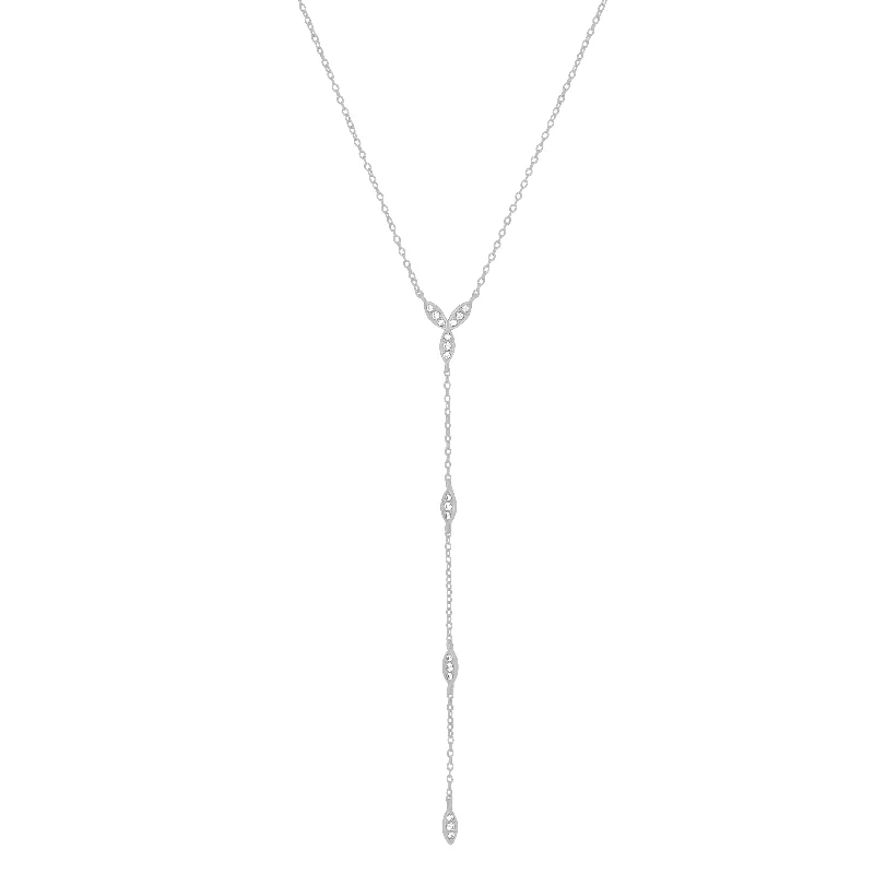 CHIARA LARIAT SILVER