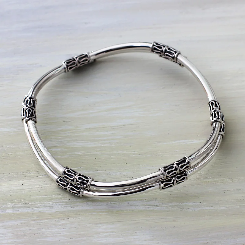 Elements of Life Sterling Silver Bracelet