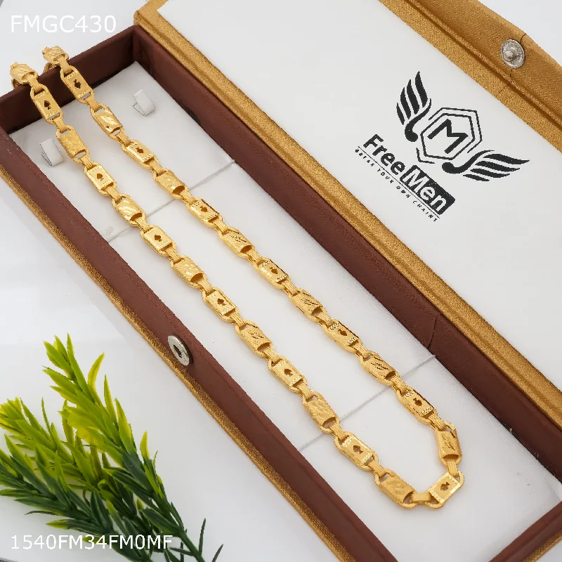 Freemen C cut pan Gold plated Chain Design - FMGC430