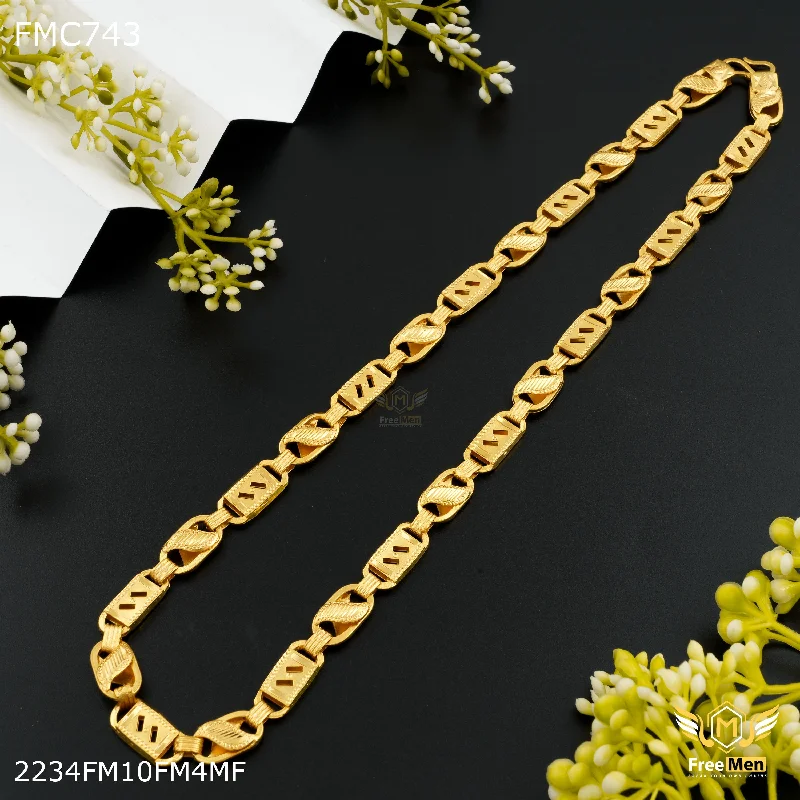 Freemen Designer Kolhi Nawabi Gold Chain for Man - FMC743