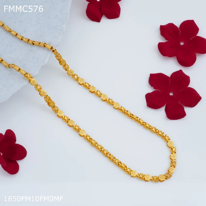 Freemen flower paip golden Chain for Man - FMMC576