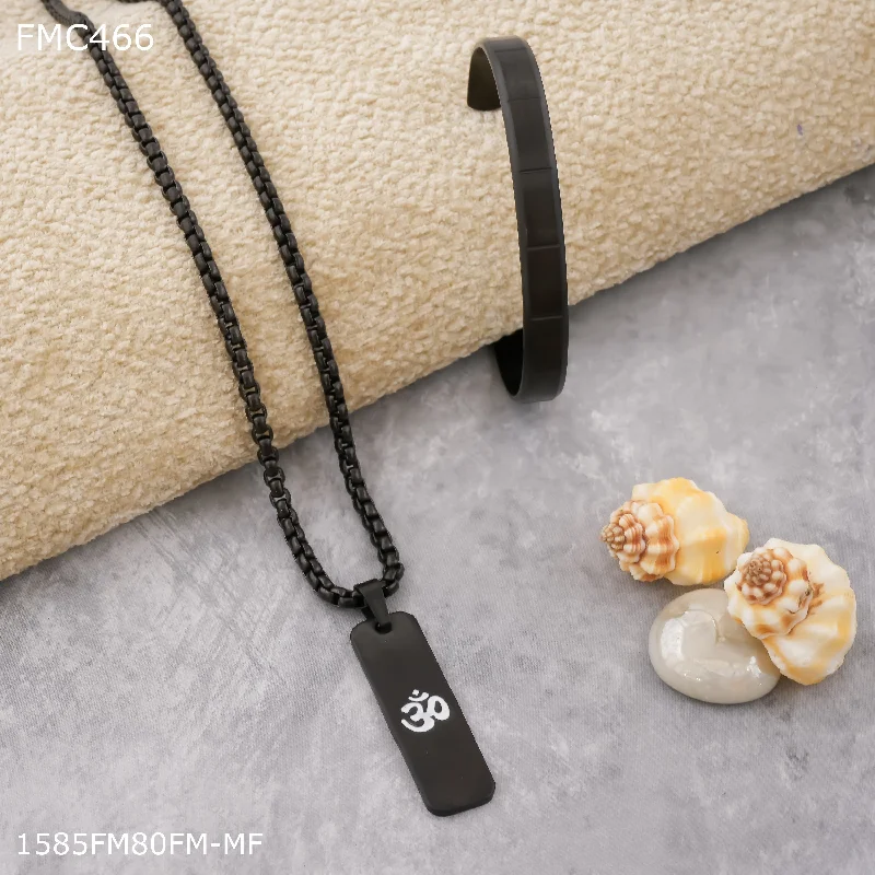 Freemen Om  Black Chain kada Design - FMC466