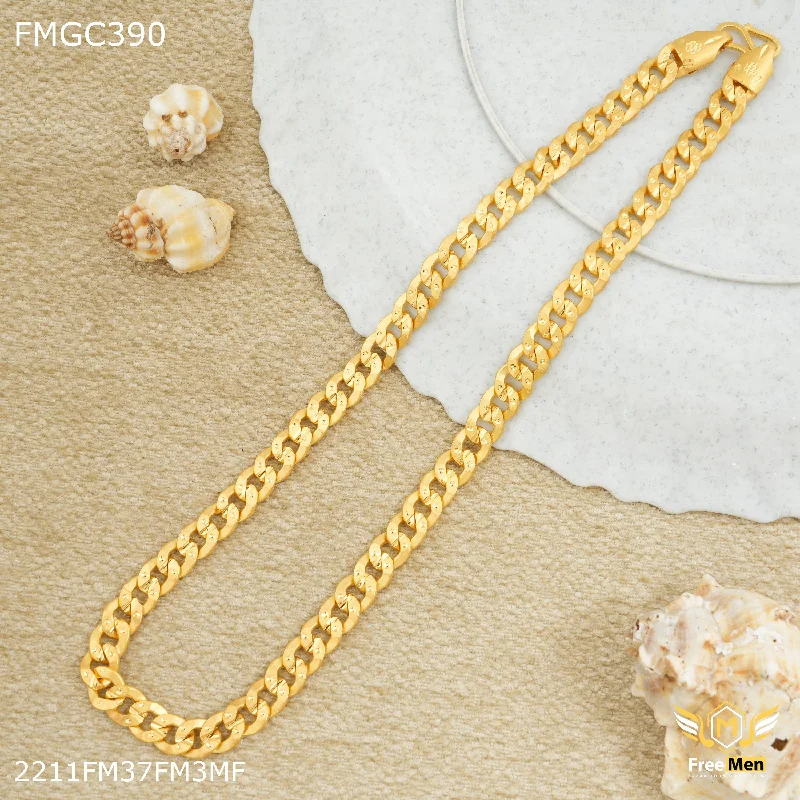 Freemen Owel Ring to Ring gold plated Chain Design - FMGC390