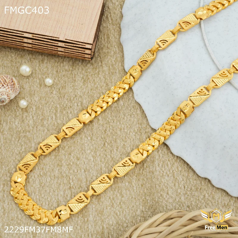 Freemen Pokel with Wifi Nawabi gold plated Chain - FMGC403